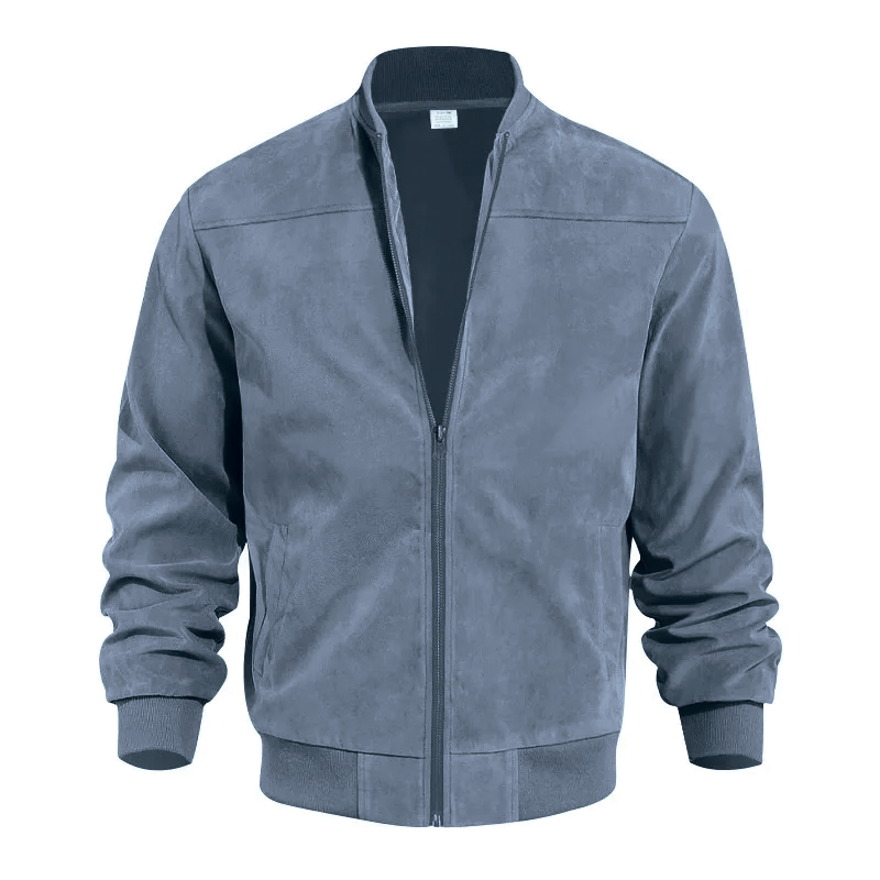 Noah - Luxe Suede Bomber Jacket for a Stylish and Comfortable Look