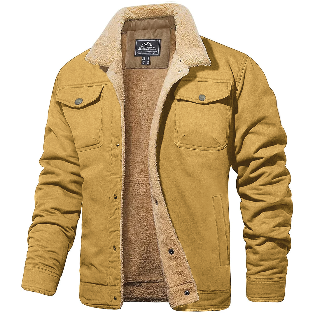 Damian - Casual Sherpa Jacket for Ultimate Comfort and Style