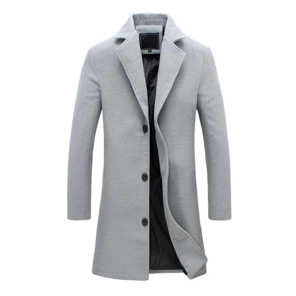 John - Elegant Unisex Wool Coat