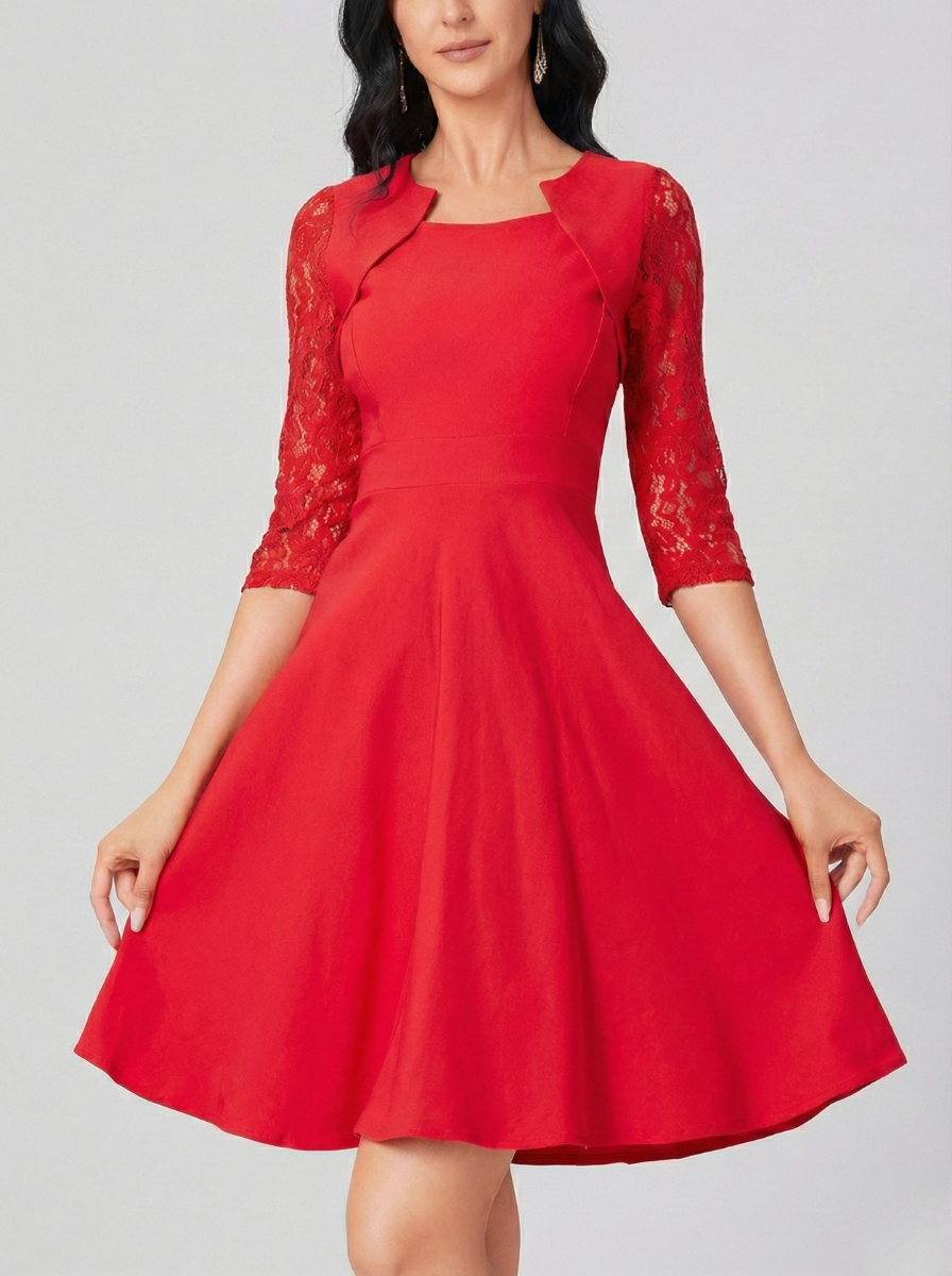 Aurélia – Exquisite Lace Dress for Effortless Elegance