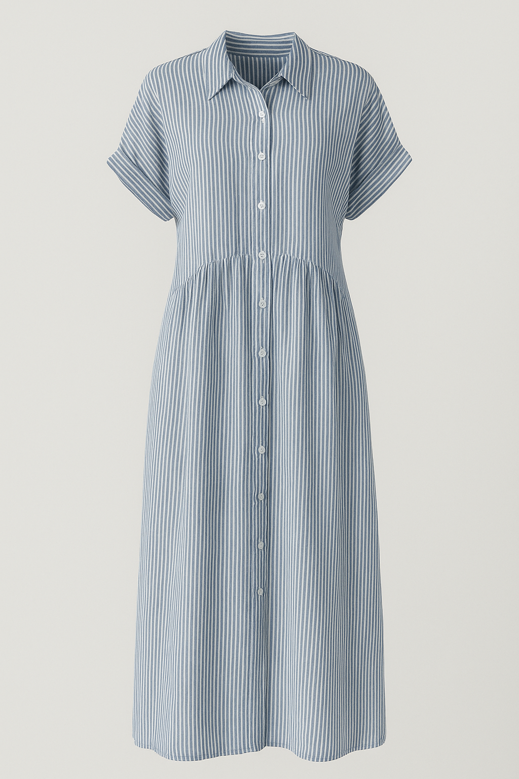 Ladies' Elegant Midi Dress with Pockets