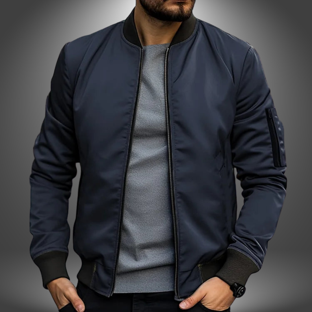 Oliver - Villepääkevénylightweight bomber jacket