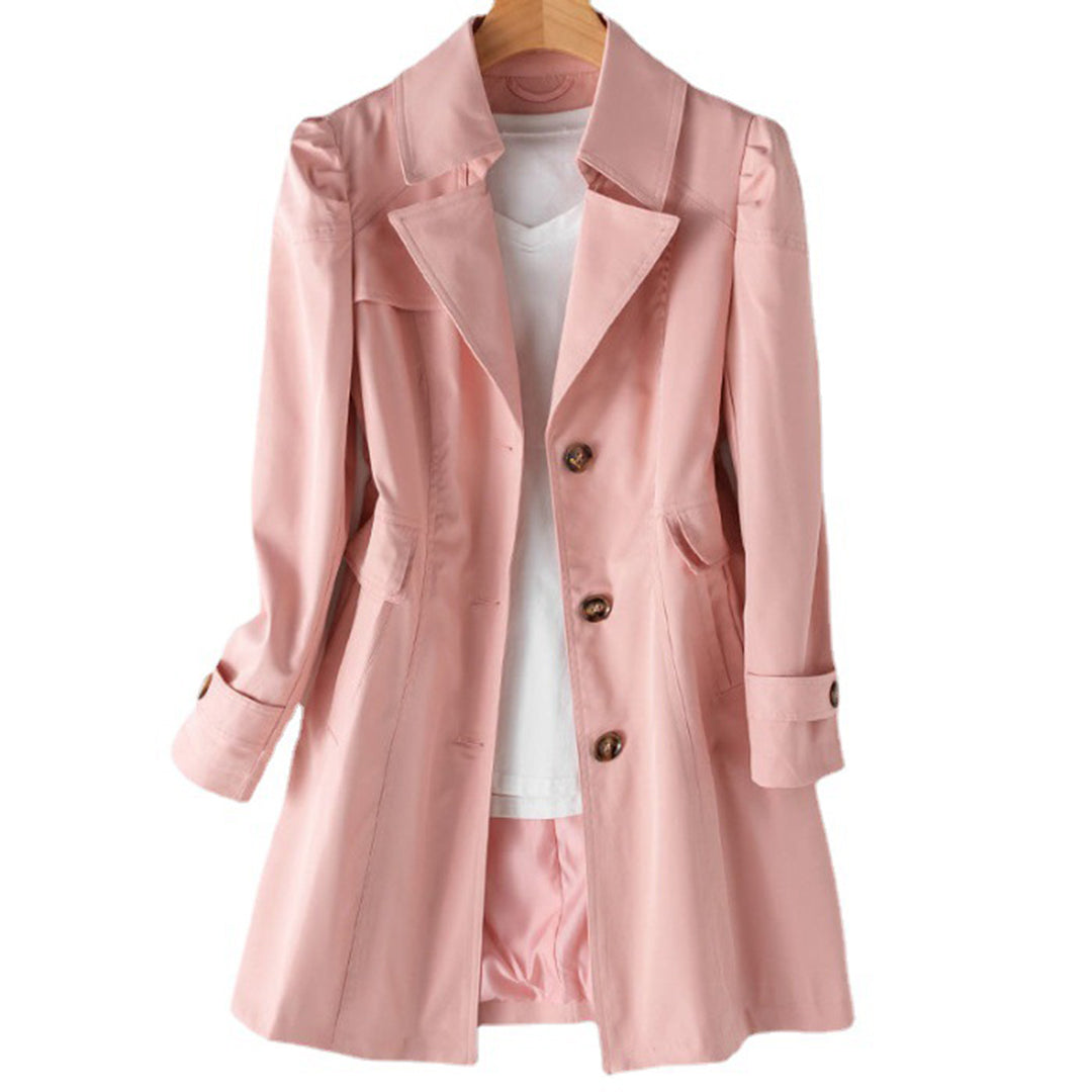 Sarah Elegant Long Trench Coat for Women