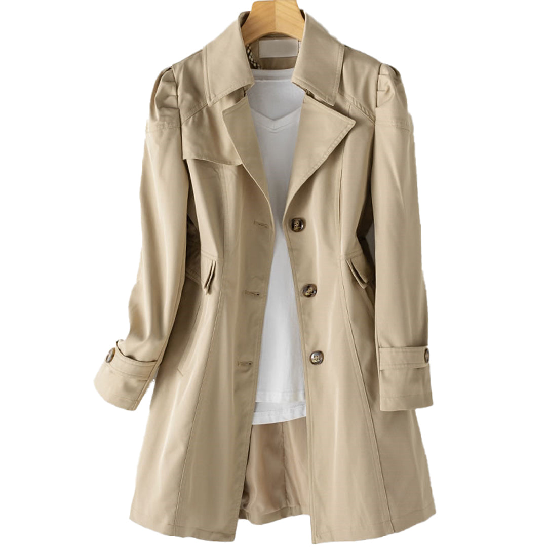Sarah Elegant Long Trench Coat for Women