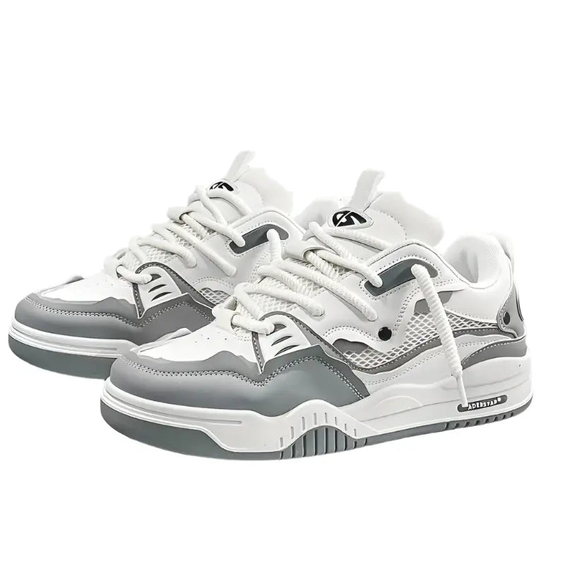 Jake – Light Skate Sneakers with Modern Colorful Logo Design