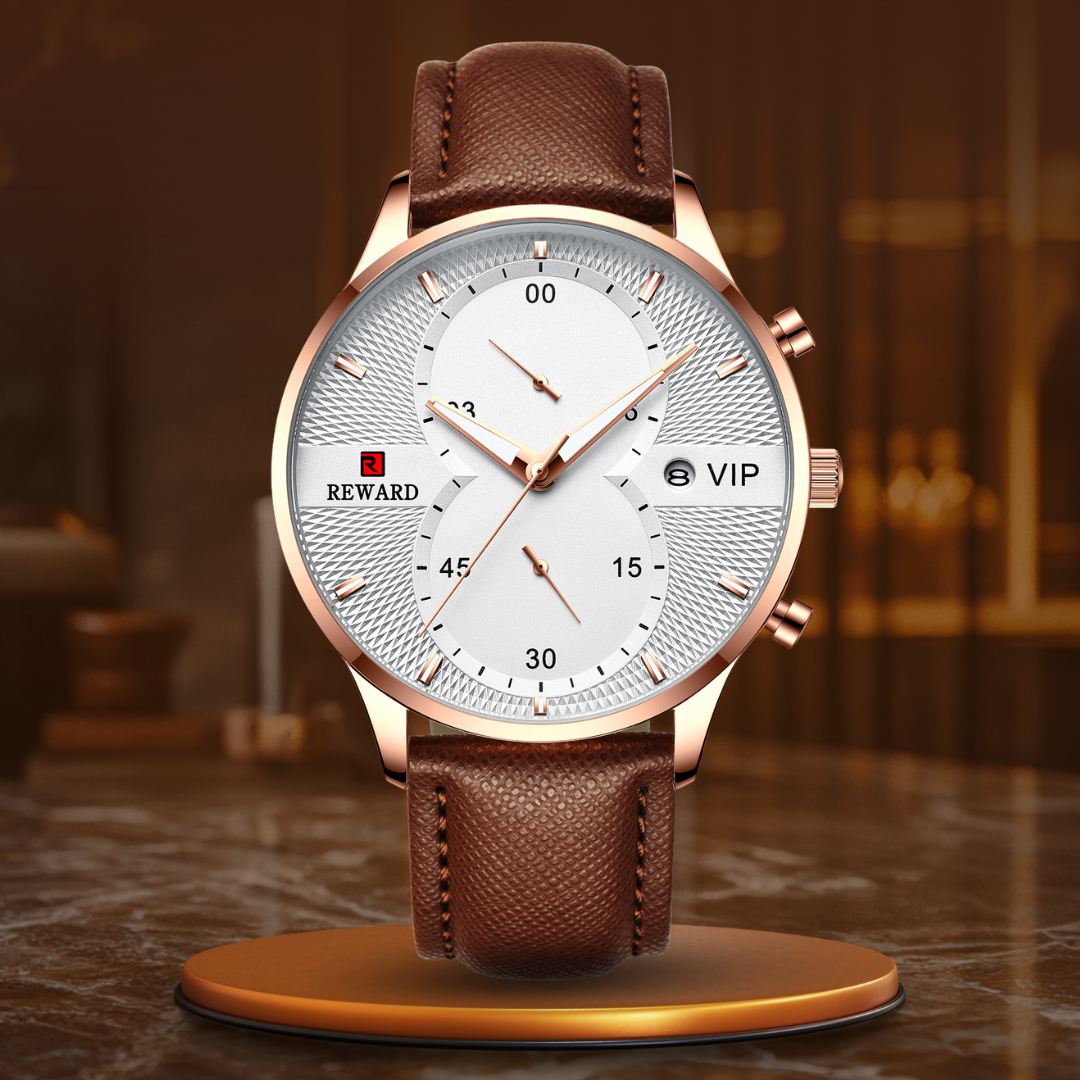 Luxurious and Elegant Quartz Chronograph Watch