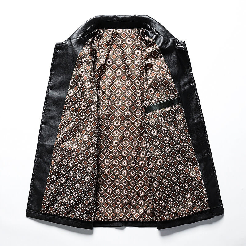 Antonio Verdi Elegant Leather Jacket for a Sophisticated Style