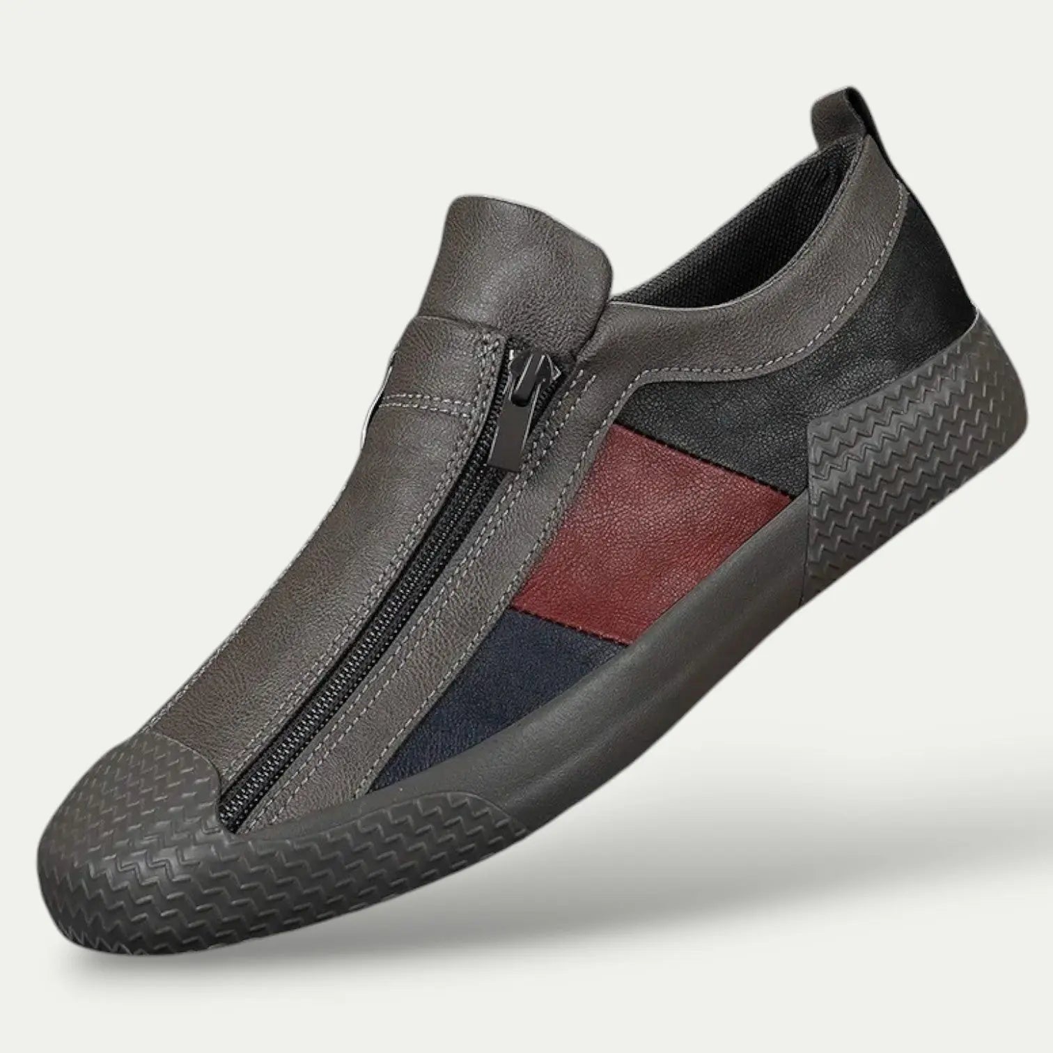 Slip-On Leather Sneakers for Men - Comfort and Style for Everyday Wear