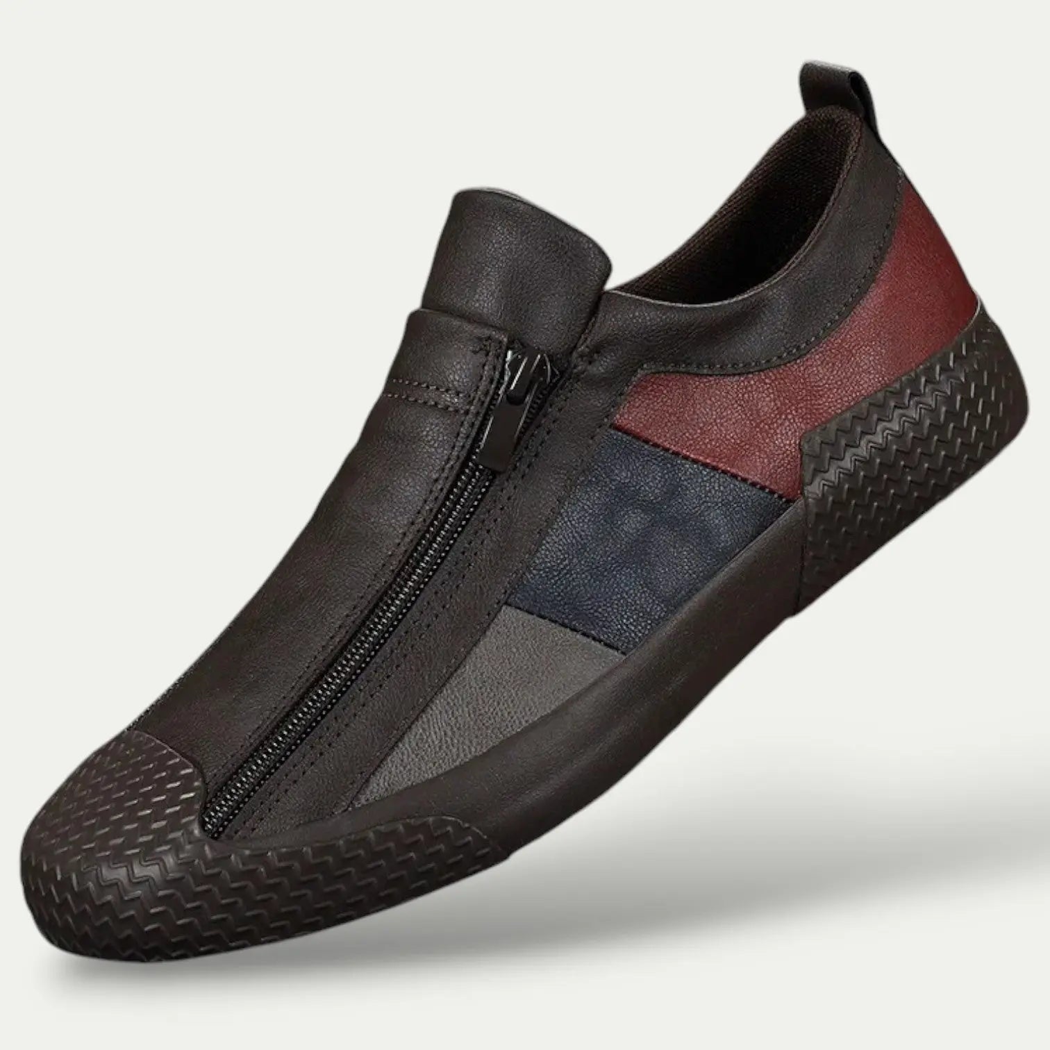 Slip-On Leather Sneakers for Men - Comfort and Style for Everyday Wear