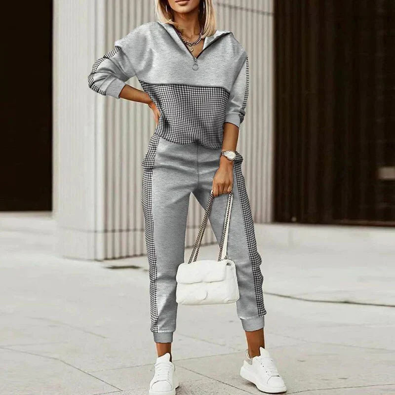 Nicole | Women's Casual Training Set with Zip-up Jacket