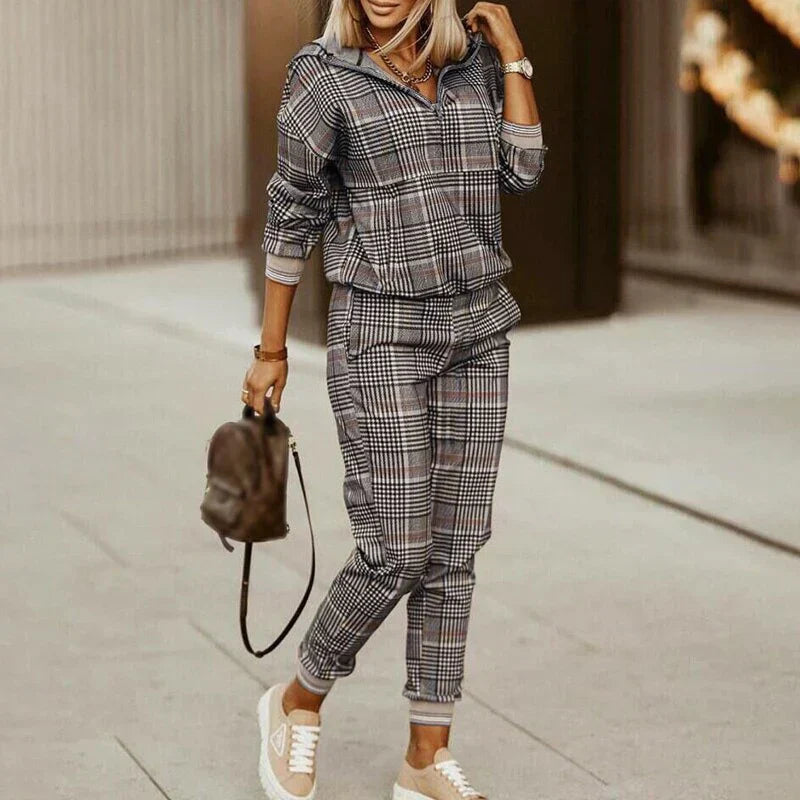 Nicole | Women's Casual Training Set with Zip-up Jacket