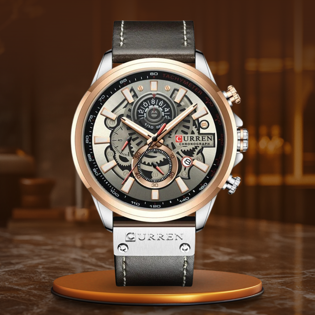 Multifunction Quartz Watch with Built-in Calendar