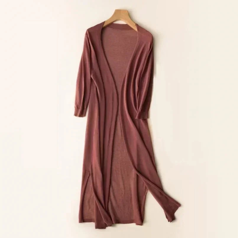 Danielle | Women's Cozy and Stylish Relaxed Fit Long Cardigan