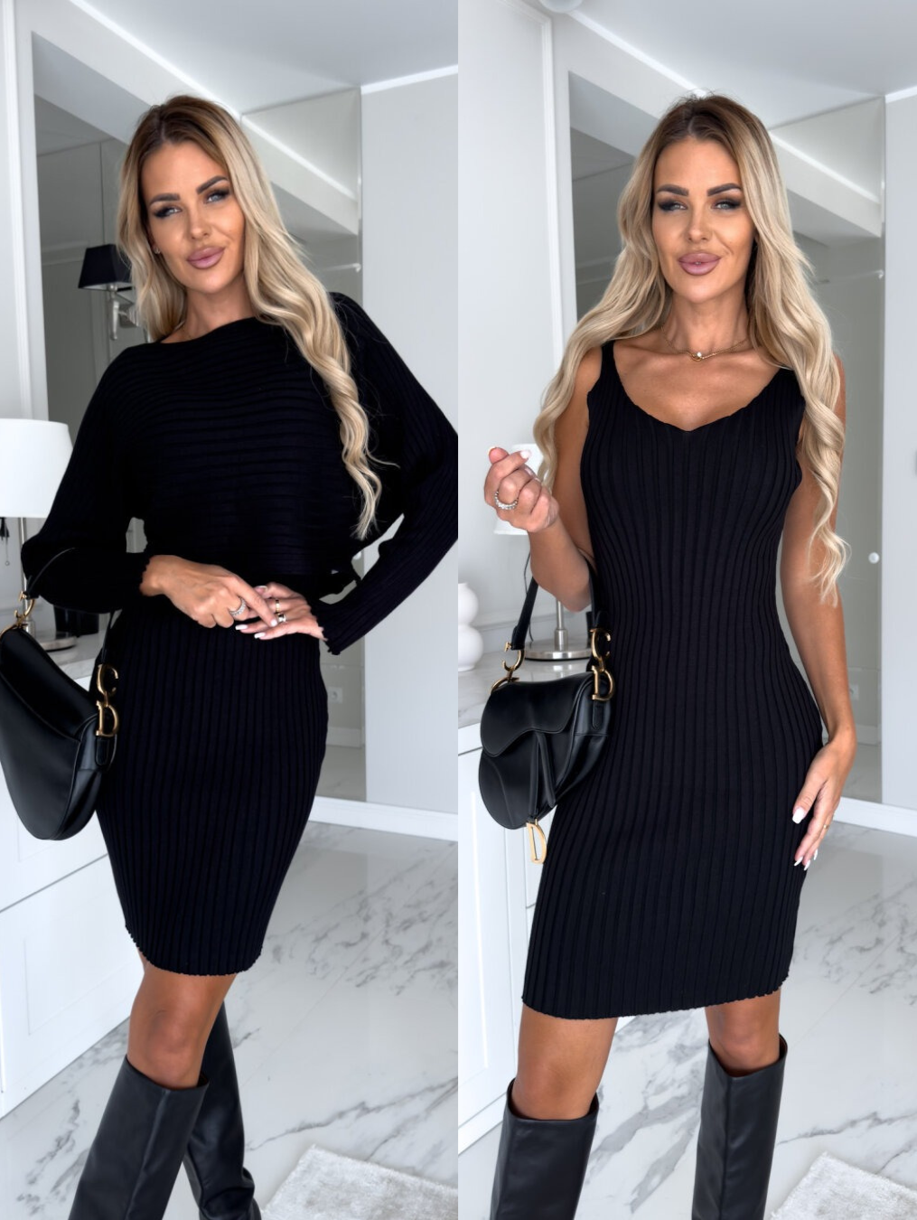 Noelia | Knit Dress with Sweater Set 8