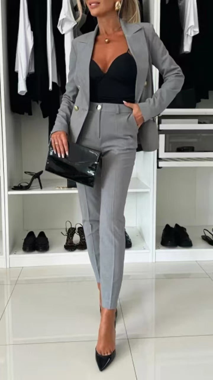 Sophia | Elegant Blazer and Trousers Set for a Chic Look