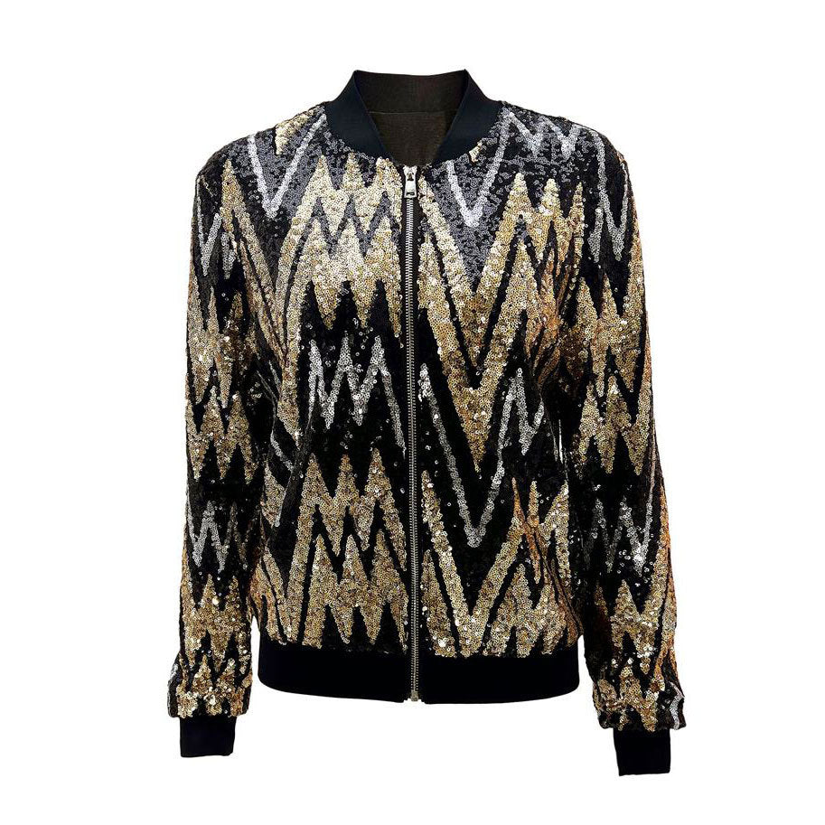 Sequin Bomber Jacket for Women - Guaranteed Sparkle for Your Evenings