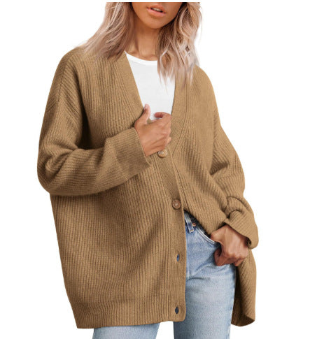 Audrey | Elegant Striped Cardigan with Buttons for Women