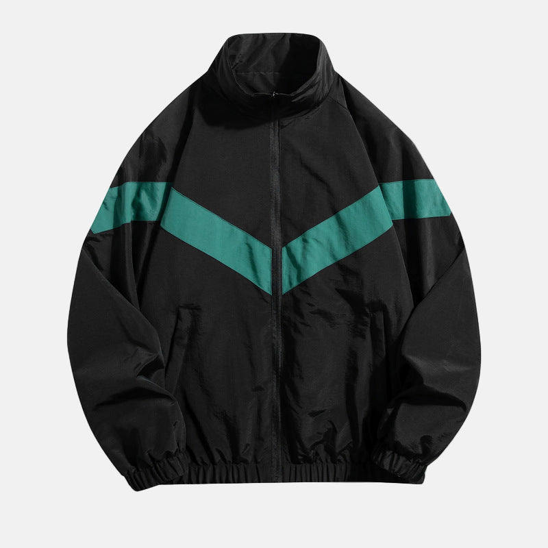 V-Stripe Batwing Jacket for a Sporty and Stylish Look