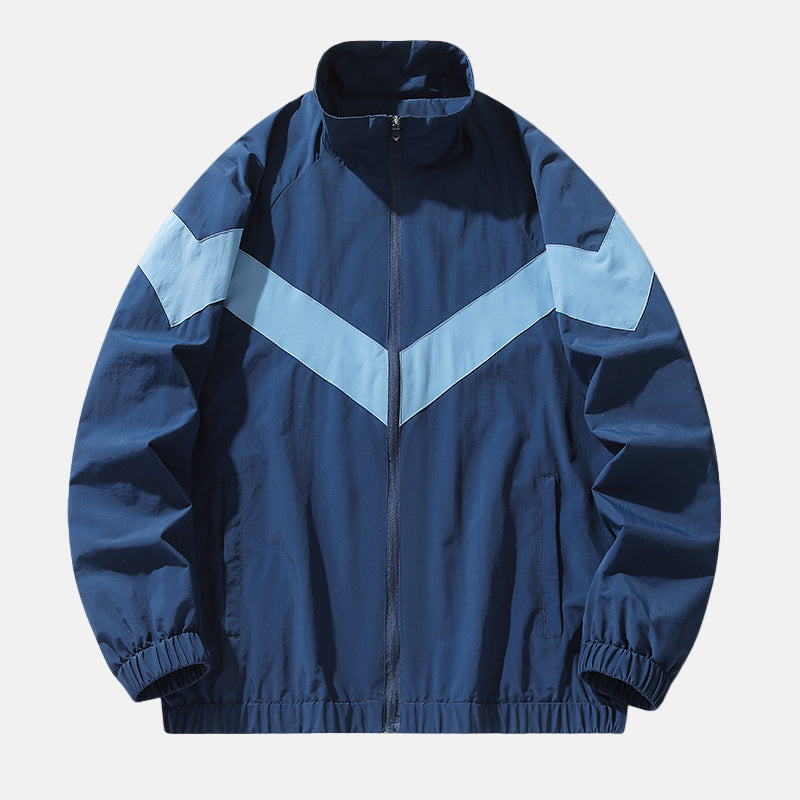 V-Stripe Batwing Jacket for a Sporty and Stylish Look