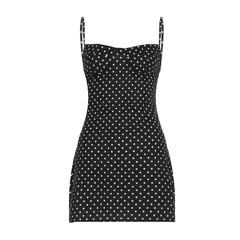 Timeless Dot Mini Dress - Playful Polka-Dot Style