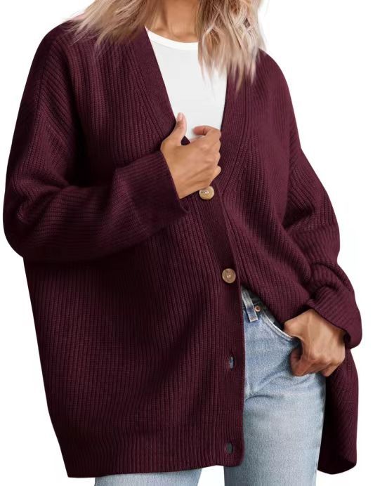 Audrey | Elegant Striped Cardigan with Buttons for Women