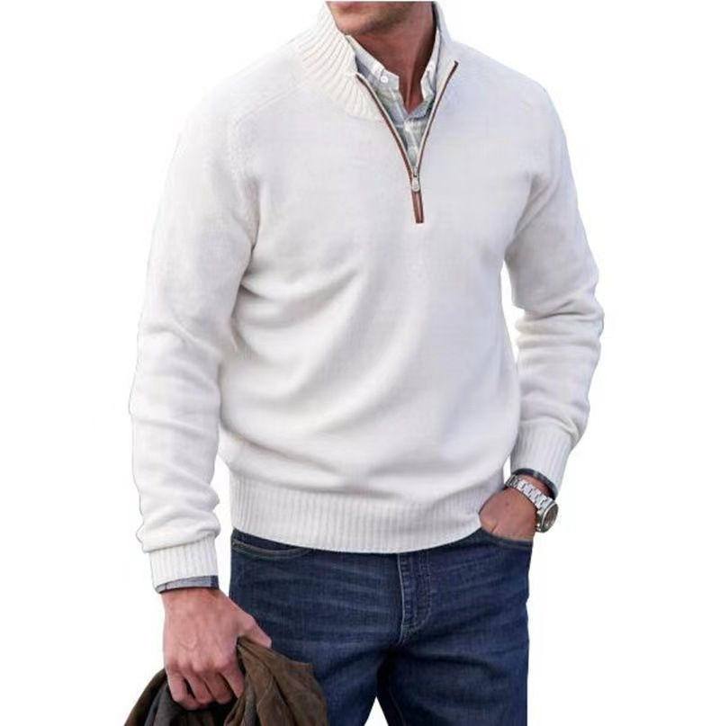 Niko | Elegant Classic Zip Sweater for a Virtuosic Style