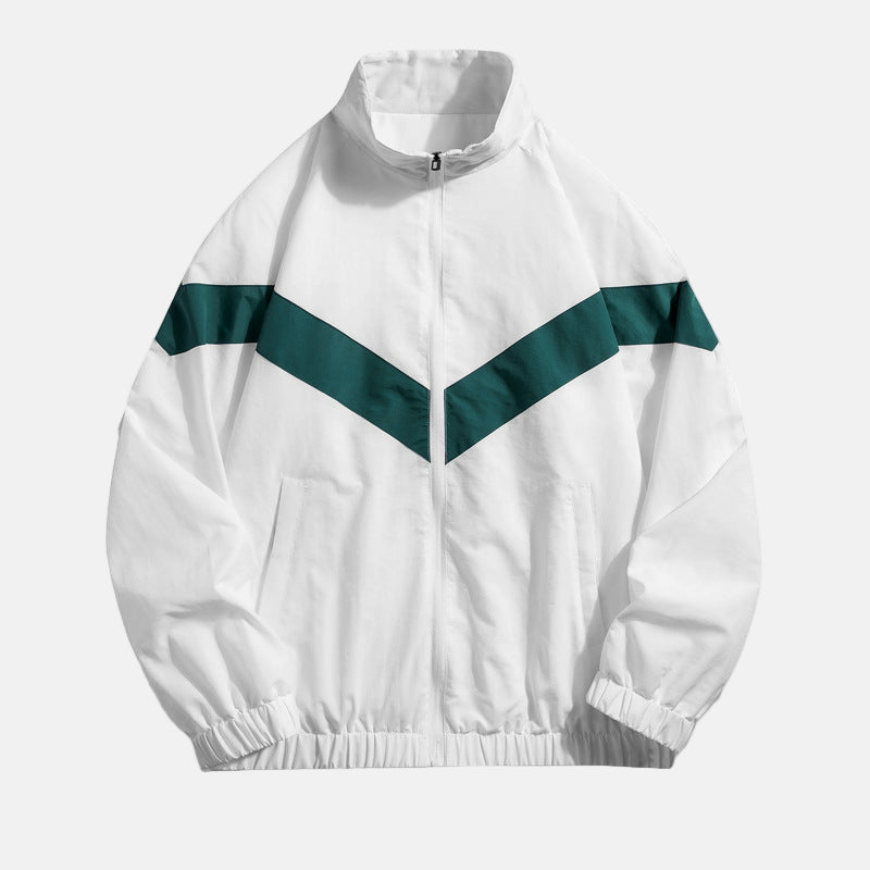 V-Stripe Batwing Jacket for a Sporty and Stylish Look
