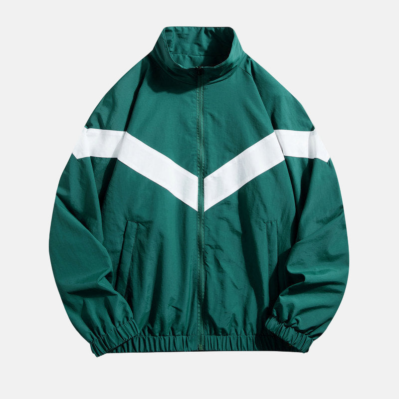 V-Stripe Batwing Jacket for a Sporty and Stylish Look