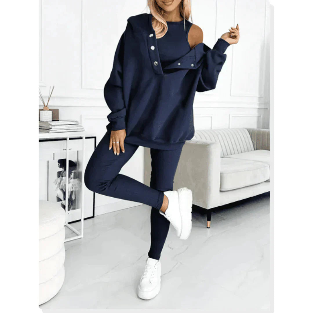 Olivia | Three-piece trendy set for women, perfect for winter and comfort