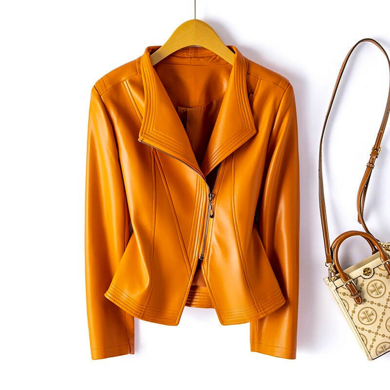 Hellena Elegant Leather Jacket for a Sophisticated Style