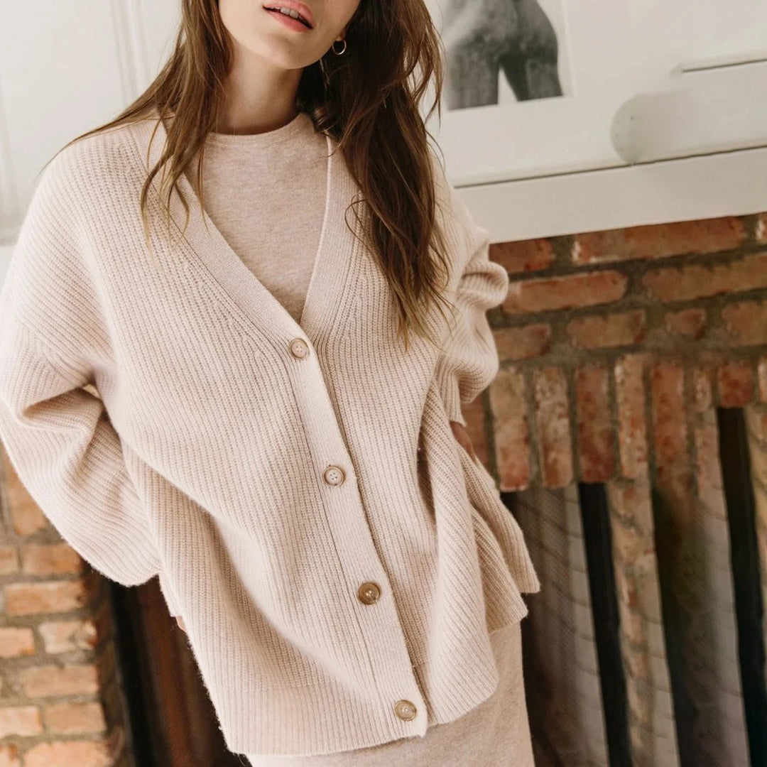 Madison Women's Cozy Loose-Fit Long-Sleeve Winter Cardigan