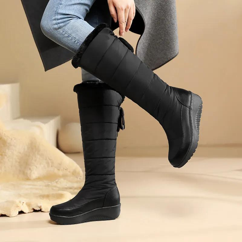 Warm and Elegant Plush Lace-up Ankle Boots for Women – Comfort and Style Guaranteed