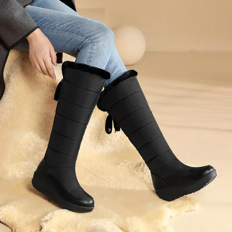 Warm and Elegant Plush Lace-up Ankle Boots for Women – Comfort and Style Guaranteed