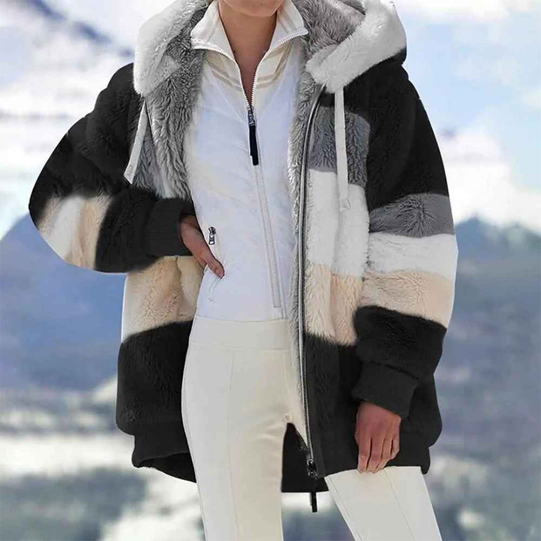 Chic Vintage Winter Jacket for Women - Stay Warm in Style
