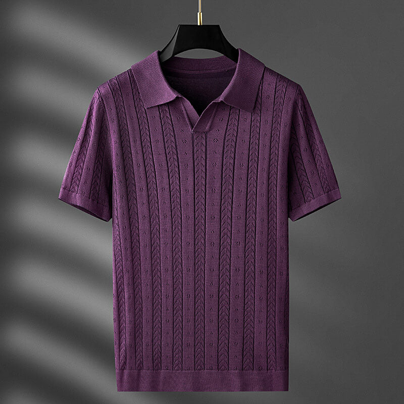 Jerome Prestige Knitted Polo for a versatile and elegant style