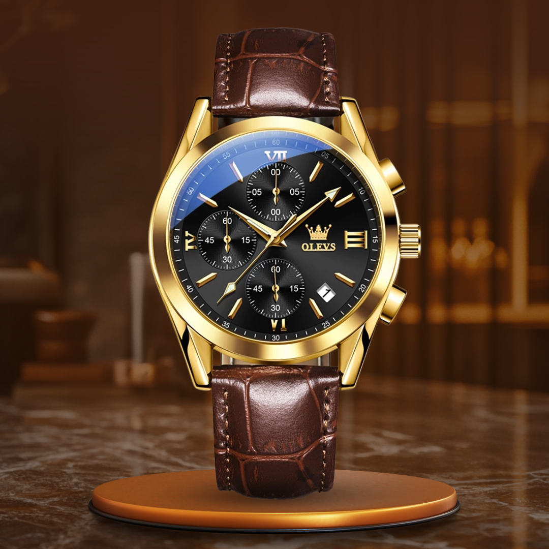 Luminous Quartz Chronograph Watch