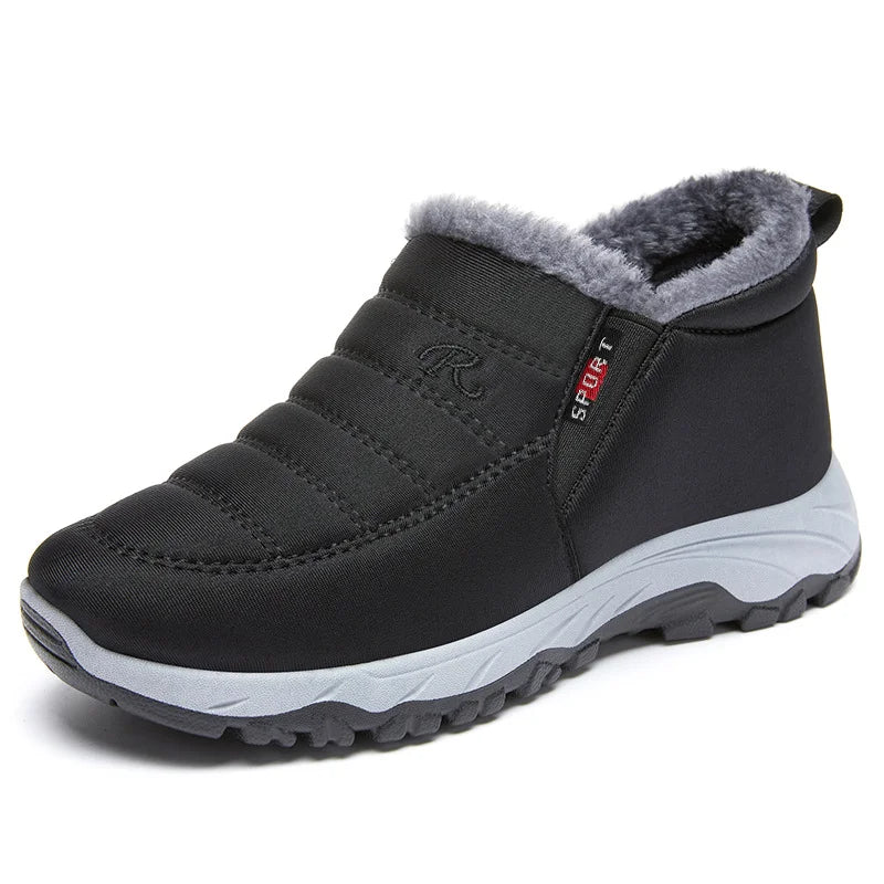 Women's Quilted Waterproof Winter Boots – Warm, Stylish, and Easy Slip-On Comfort