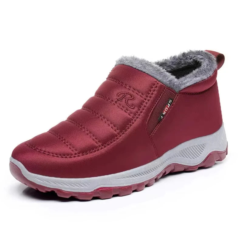 Women's Quilted Waterproof Winter Boots – Warm, Stylish, and Easy Slip-On Comfort