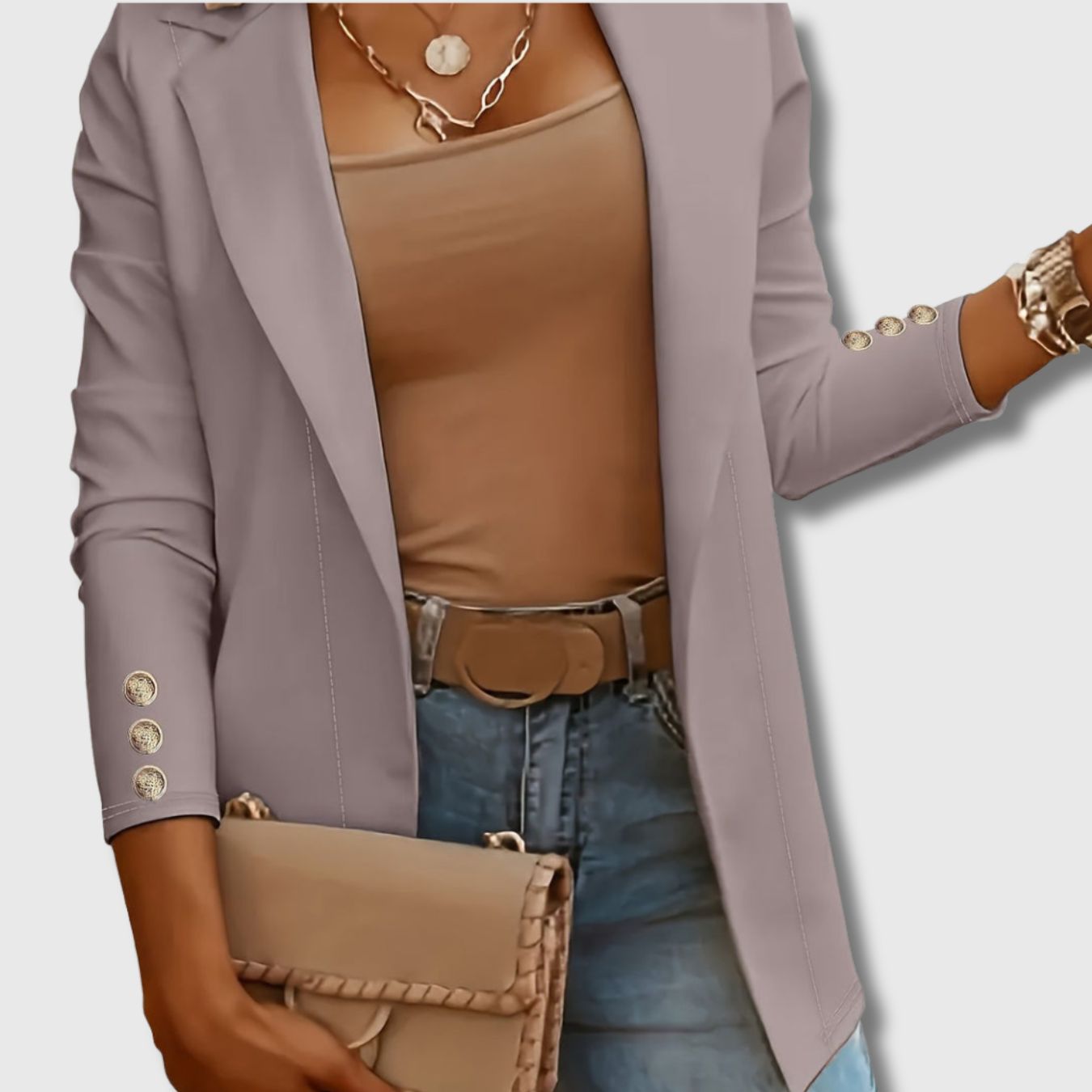 Noémie - Elegant Long Jacket for Women Limited Edition