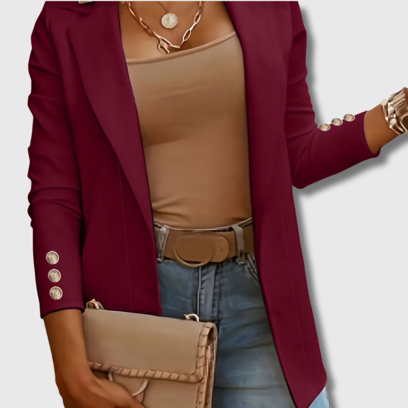 Noémie - Elegant Long Jacket for Women Limited Edition