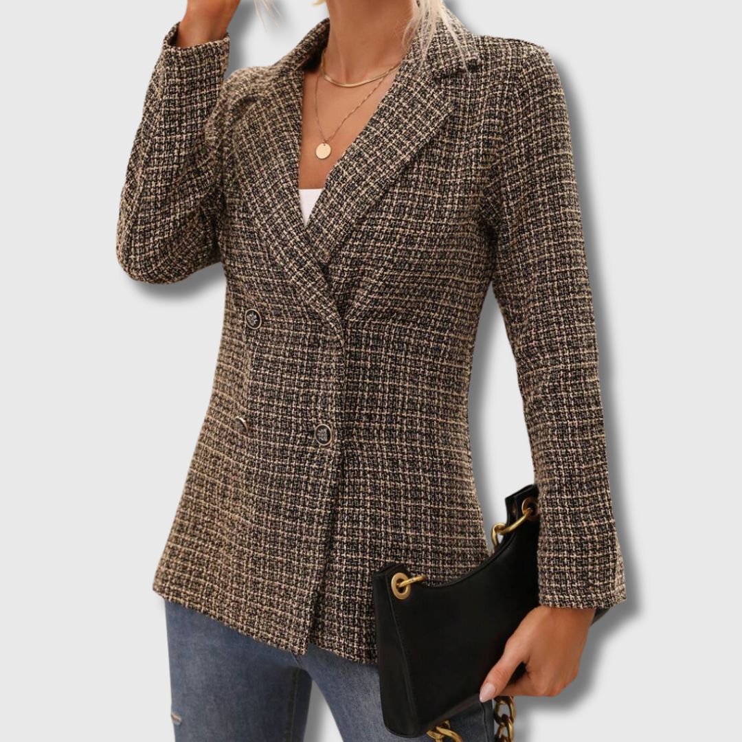 Sabine - Women's Elegant Tweed Blazer in Limited Edition