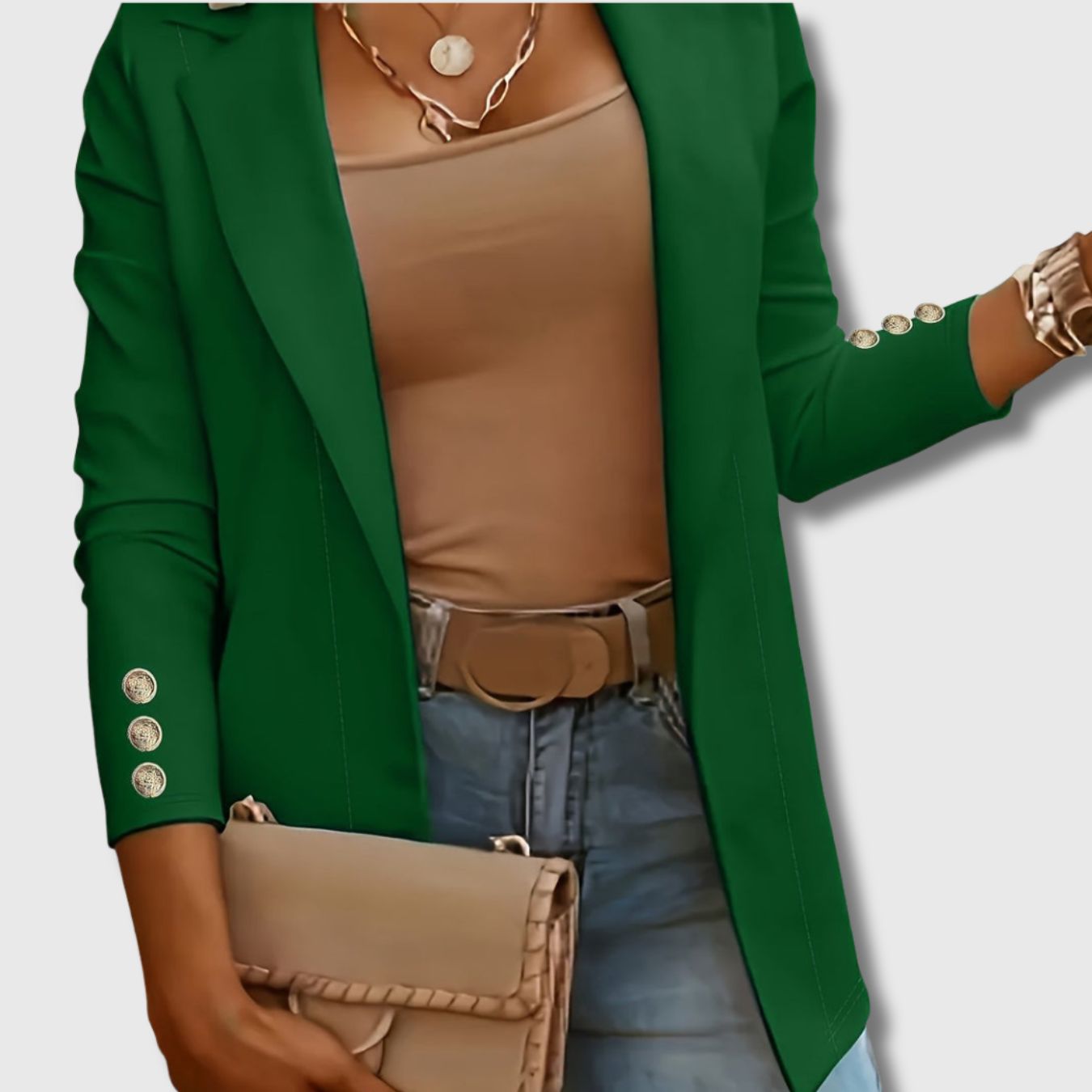 Noémie - Elegant Long Jacket for Women Limited Edition