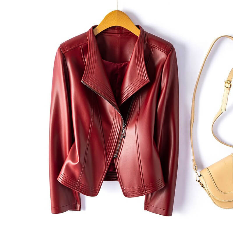 Hellena Elegant Leather Jacket for a Sophisticated Style