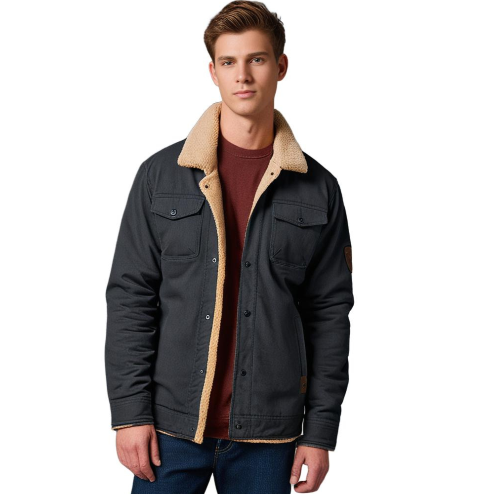 Damian - Casual Sherpa Jacket for Ultimate Comfort and Style