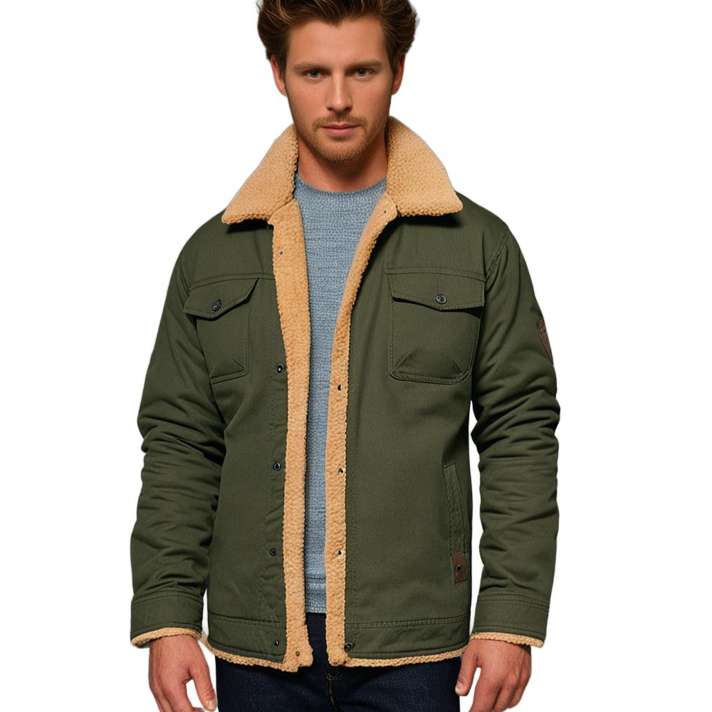Damian - Casual Sherpa Jacket for Ultimate Comfort and Style