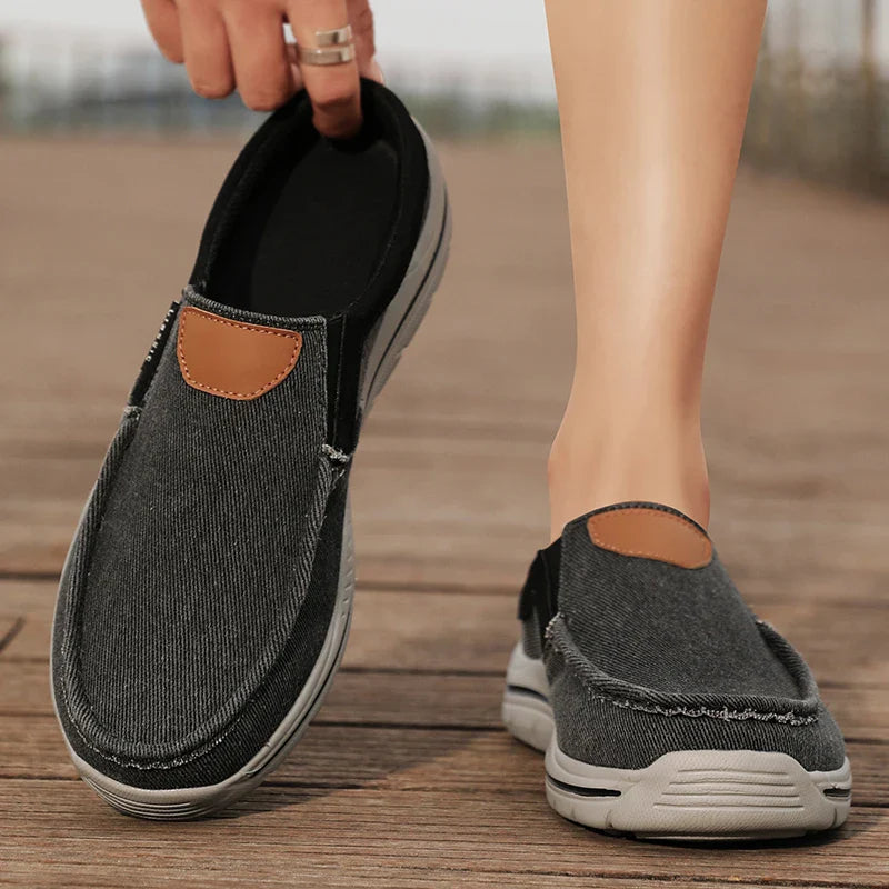 Retro Fabric Sports Shoes for Men – Comfortable and Stylish
