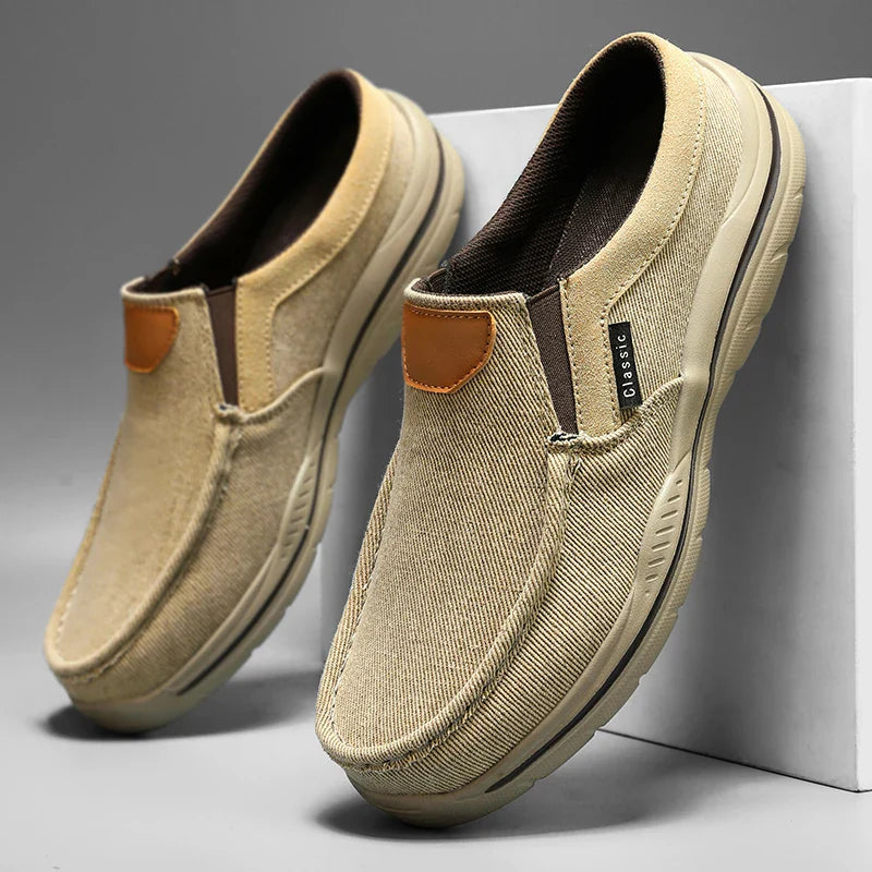 Retro Fabric Sports Shoes for Men – Comfortable and Stylish