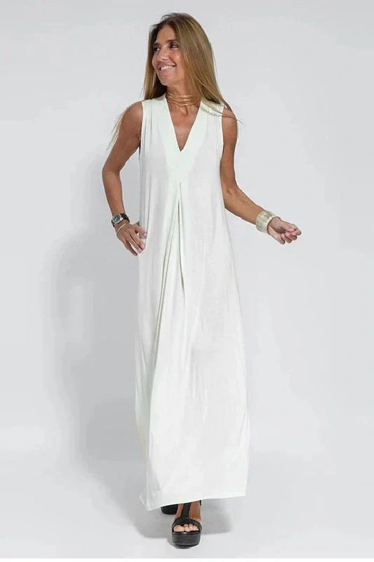 Elegant Maxi Dress with Complimentary Cardigan