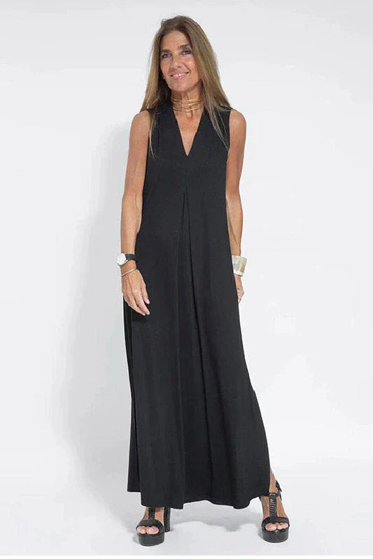 Elegant Maxi Dress with Complimentary Cardigan