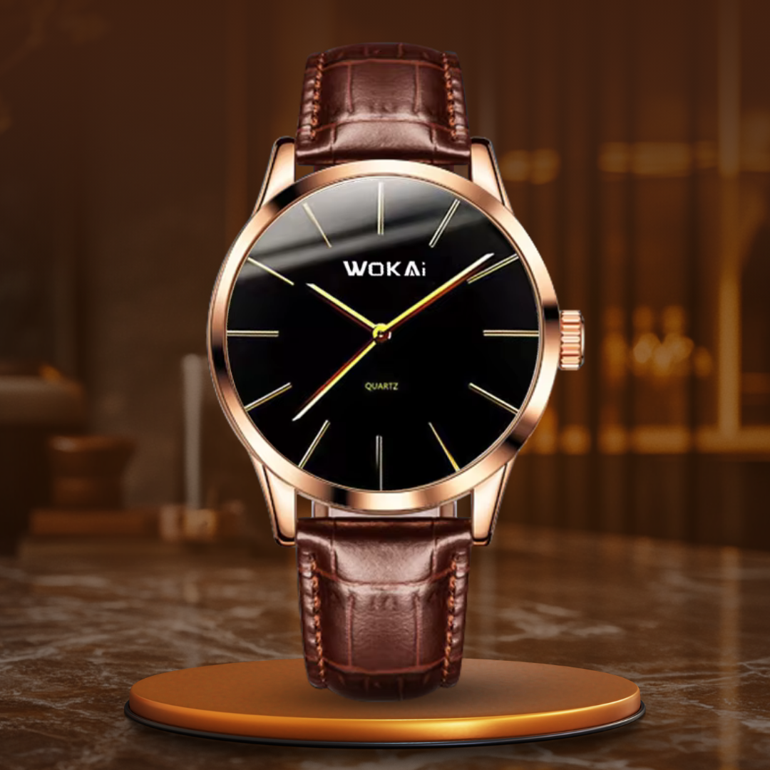 Elegant Rose Gold Casual Quartz Watch